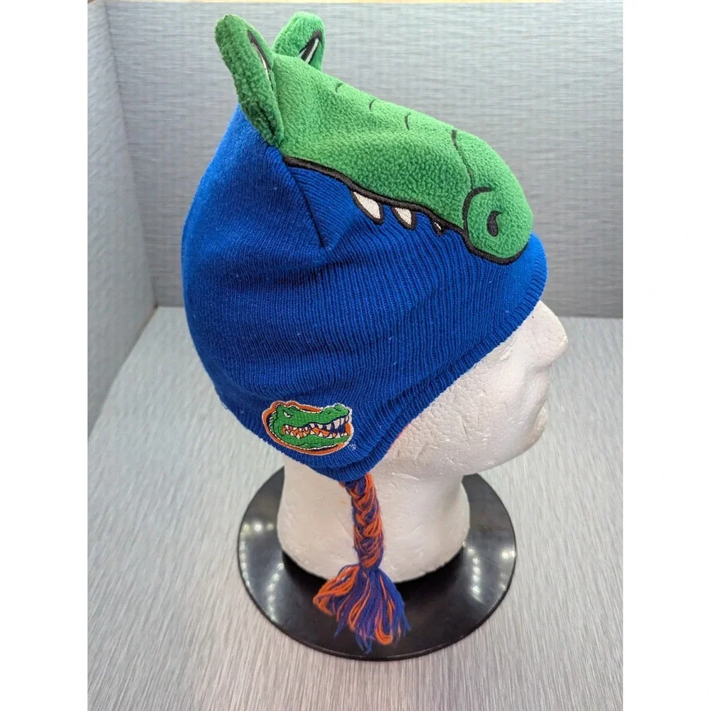 Florida Gators Mascot Hat Alligator 3D Ear Flap Beanie ZooZatz NCAA One Size